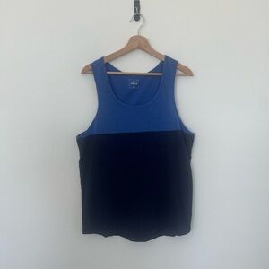 Men’s GAP Medium Blue Colorblock Pocket Tank Top
